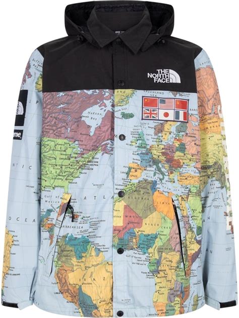 north face x supreme 3m jacket replica|north face supreme map jacket.